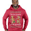 Tis Season to get Naughty Xmas Ugly Christmas Sweater Christmas Premium Graphic Hoodie Sweatshirt
