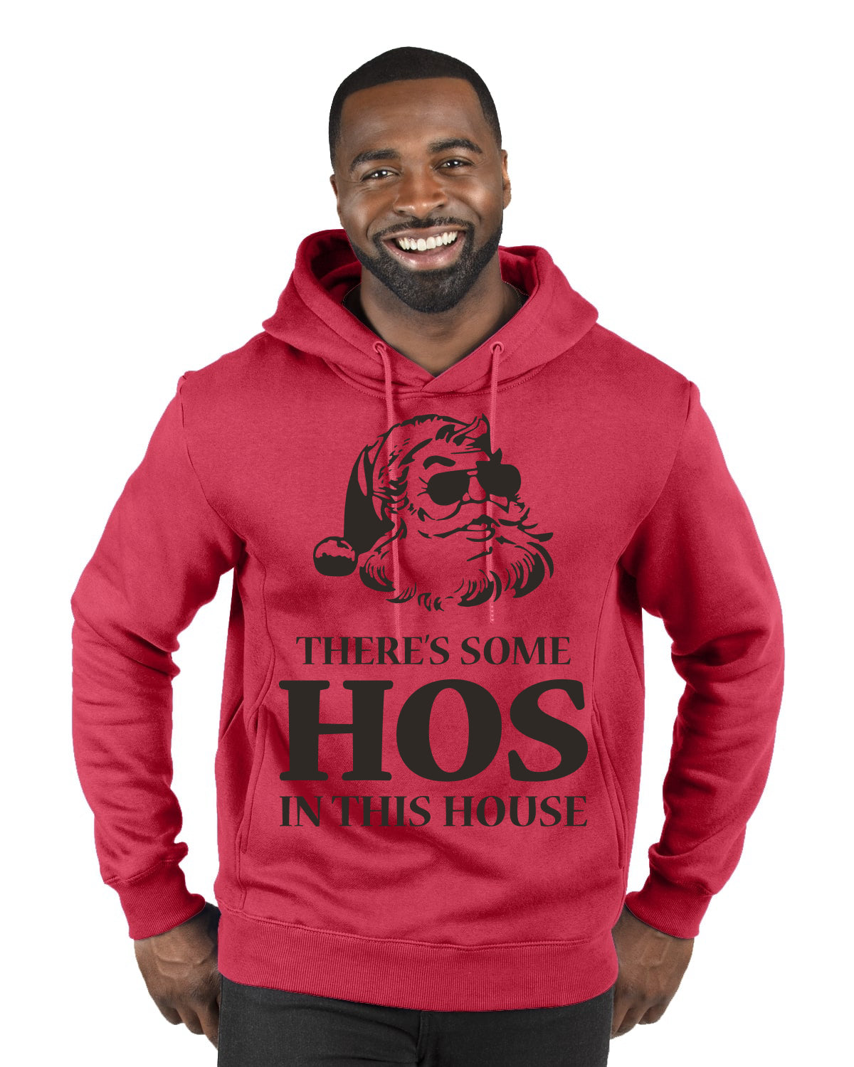 Theres some Hos in this House Ugly Christmas Sweater Premium Graphic Hoodie Sweatshirt