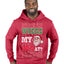 Where my Hos At Santa Funny Ugly Christmas Sweater Premium Graphic Hoodie Sweatshirt