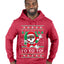 Yo Yo Yo Black Santa Ugly Christmas Sweater Premium Graphic Hoodie Sweatshirt