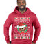Yappy Holidays  Merry Ugly Christmas Sweater Premium Graphic Hoodie Sweatshirt