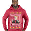 All I Want For Christmas is Trump Back In Office  Merry Ugly Christmas Sweater Premium Graphic Hoodie Sweatshirt