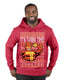 Turboman It's Turbo Time!  Merry Ugly Christmas Sweater Premium Graphic Hoodie Sweatshirt
