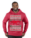 Nakatomi Plaza Christmas Party Survivor Merry Ugly Christmas Sweater Premium Graphic Hoodie Sweatshirt