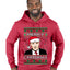 Merry Creedmas Office Humor TV  Ugly Christmas Sweater Premium Graphic Hoodie Sweatshirt