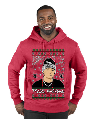 Peso Feliz Navidad Pluma Ugly Christmas Sweater Premium Graphic Hoodie Sweatshirt
