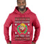 Fudge Around And Find Out Story Ugly Christmas Sweater Premium Graphic Hoodie Sweatshirt