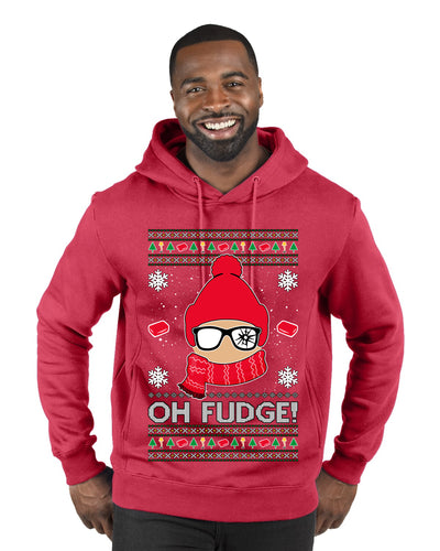 Oh Fudge Funny Story Ugly Christmas Sweater Premium Graphic Hoodie Sweatshirt