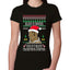 Lisp Believe In Thomthin Thacrifithing Everythin Ugly Christmas Sweater Womens Slim Fit Junior Tee