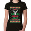 Have A Holly Jolly Christmas Ugly Christmas Sweater Womens Slim Fit Junior Tee