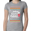 Jolliest Bunch of Assholes Xmas Movie Ugly Christmas Sweater Womens Slim Fit Junior Tee