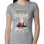 Trump This is the Greatest Ugly Christmas Sweater Womens Slim Fit Junior Tee