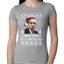 Christmas Is Cancelled Michael Scott Office Ugly Christmas Sweater Womens Slim Fit Junior Tee