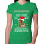 Lisp Believe In Thomthin Thacrifithing Everythin Ugly Christmas Sweater Womens Slim Fit Junior Tee