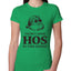 Theres some Hos in this House Ugly Christmas Sweater Womens Slim Fit Junior Tee