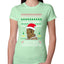 Lisp Believe In Thomthin Thacrifithing Everythin Ugly Christmas Sweater Womens Slim Fit Junior Tee