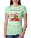 Christmas Spirit I'll Help You Find It Stanley Hudson Ugly Christmas Sweater Womens Slim Fit Junior Tee