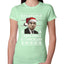 Christmas Is Cancelled Michael Scott Office Ugly Christmas Sweater Womens Slim Fit Junior Tee