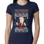 Trump This is the Greatest Ugly Christmas Sweater Womens Slim Fit Junior Tee