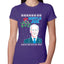 Mistle Joe Shut Up And Kiss Me Man Biden Ugly Christmas Sweater Womens Slim Fit Junior Tee
