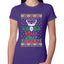Have A Holly Jolly Christmas Ugly Christmas Sweater Womens Slim Fit Junior Tee