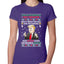 Trump This is the Greatest Ugly Christmas Sweater Womens Slim Fit Junior Tee