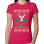 Have A Holly Jolly Christmas Ugly Christmas Sweater Womens Slim Fit Junior Tee
