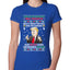 Trump This is the Greatest Ugly Christmas Sweater Womens Slim Fit Junior Tee
