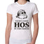 Theres some Hos in this House Ugly Christmas Sweater Womens Slim Fit Junior Tee