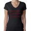 Die Hard Now I Have a Machine Gun Ho ho ho Christmas Womens Junior Fit V-Neck Tee