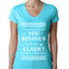 You Serious Clark Christmas Vacation Movie Ugly Christmas Sweater Womens Junior Fit V-Neck Tee