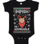 Impish Or Admirable Ugly Christmas Sweater Baby Creeper Boys Girls Infant Bodysuit