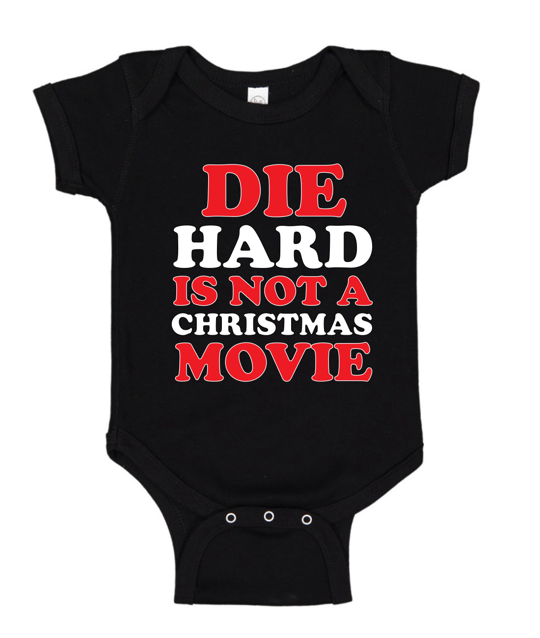 Die Hard is NOT a Christmas Movie Meme Christmas Sweater Baby Creeper Boys Girls Infant Bodysuit