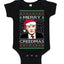 Merry Creedmas Office Humor TV Ugly Christmas Sweater Baby Creeper Boys Girls Infant Bodysuit