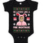 He Looks Like A Pink Nightmare Story Ugly Christmas Sweater Baby Creeper Boys Girls Infant Bodysuit