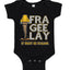 FRA-GEE-LAY Leg Lamp Story Ugly Christmas Sweater Baby Creeper Boys Girls Infant Bodysuit