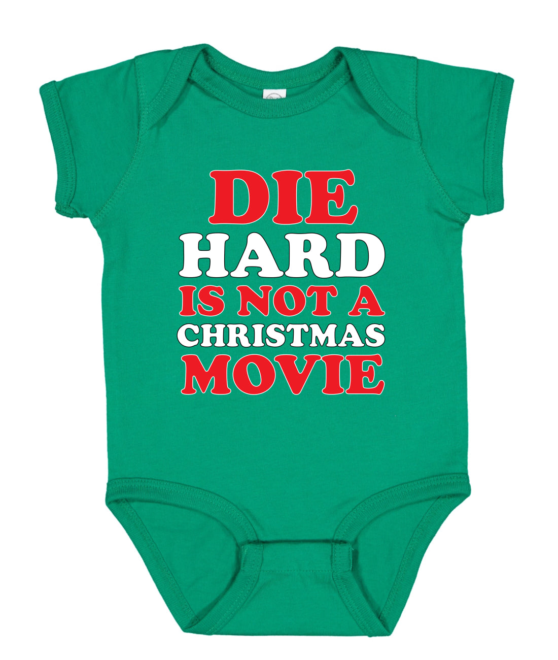 Die Hard is NOT a Christmas Movie Meme Christmas Sweater Baby Creeper Boys Girls Infant Bodysuit