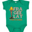 FRA-GEE-LAY Leg Lamp Story Ugly Christmas Sweater Baby Creeper Boys Girls Infant Bodysuit