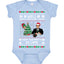 Well Happy Birthday Jesus Funny Quote Office Ugly Christmas Sweater Baby Creeper Boys Girls Infant Bodysuit