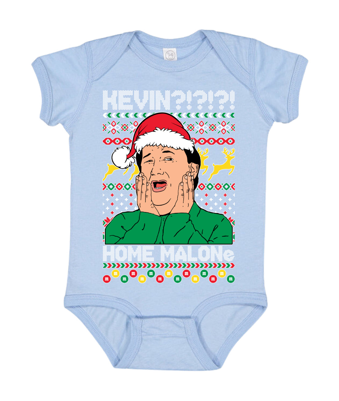 Kevin Home Malone Office Tv Xmas Ugly Christmas Sweater Baby Creeper Boys Girls Infant Bodysuit