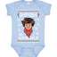 Impish Or Admirable Ugly Christmas Sweater Baby Creeper Boys Girls Infant Bodysuit