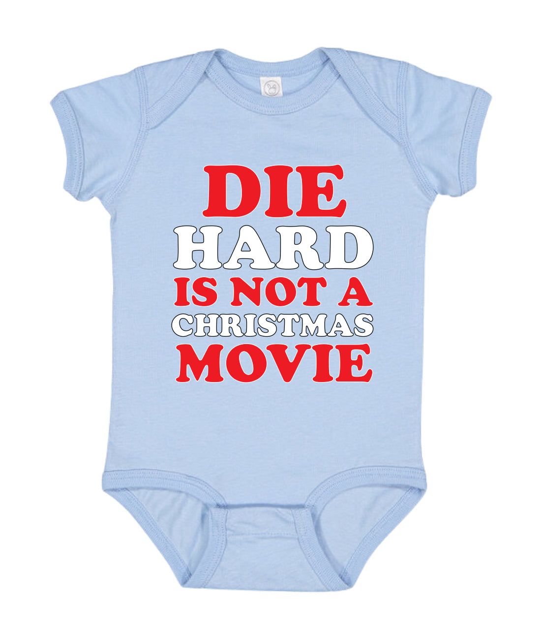 Die Hard is NOT a Christmas Movie Meme Christmas Sweater Baby Creeper Boys Girls Infant Bodysuit