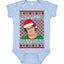 Office Phyllis Navidad Happy Holiday Ugly Christmas Sweater Baby Creeper Boys Girls Infant Bodysuit