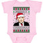 Merry Creedmas Office Humor TV Ugly Christmas Sweater Baby Creeper Boys Girls Infant Bodysuit