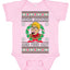 Fudge Around And Find Out Story Ugly Christmas Sweater Baby Creeper Boys Girls Infant Bodysuit