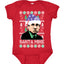 Santa Mike Michael Scott The Office Ugly Christmas Sweater Baby Creeper Boys Girls Infant Bodysuit