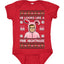 He Looks Like A Pink Nightmare Story Ugly Christmas Sweater Baby Creeper Boys Girls Infant Bodysuit