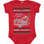 McCallister's Home Security Battle Plan Alone Kevin Ugly Christmas Sweater Baby Creeper Boys Girls Infant Bodysuit
