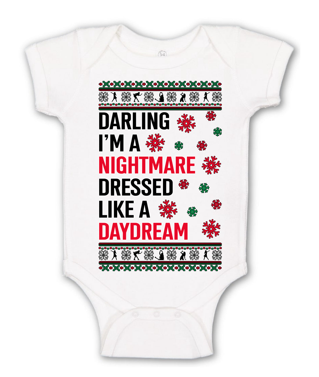 In My Era Movie Christmas Outfit Ugly Christmas Sweater Baby Creeper Boys Girls Infant Bodysuit