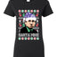 Santa Mike Michael Scott The Office Ugly Christmas Sweater Womens Graphic T-Shirt